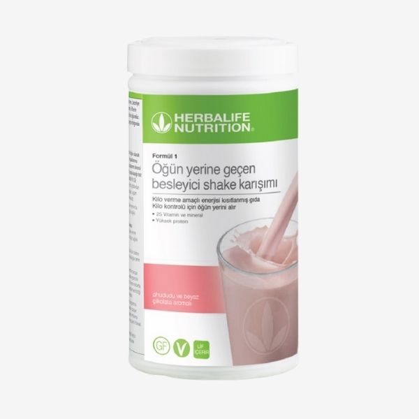 Herbalife Ahududu Beyaz Çikolatalı Shake